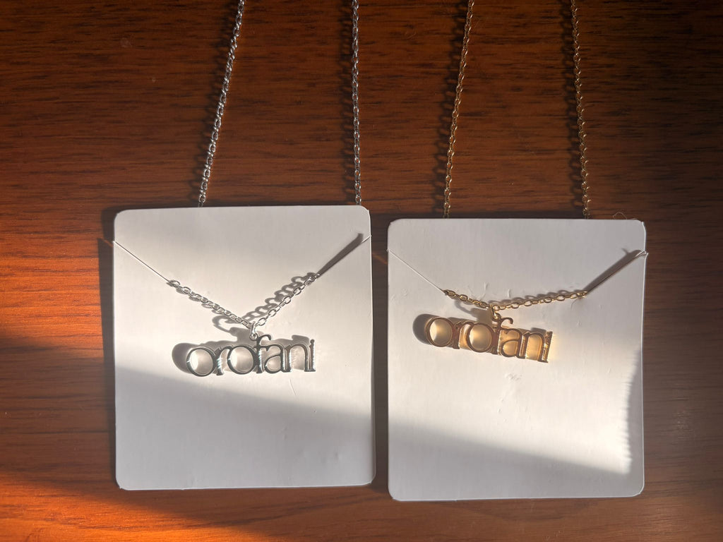 orofani chain silver or gold